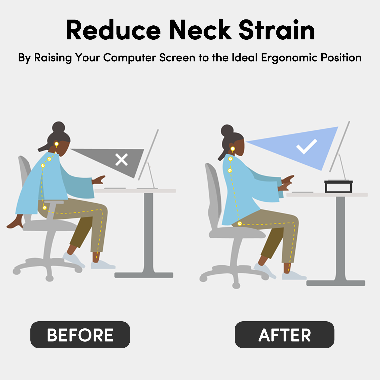 Handcrafted Desktop Shelf & Dual Monitor Riser | LifeSpan – LifeSpanFitness