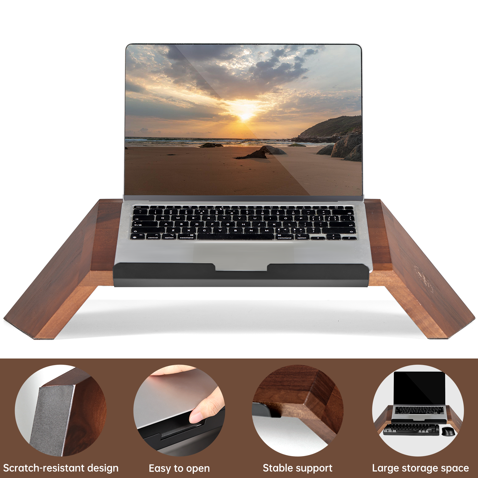 Wooden Laptop Stand LifeSpanFitness